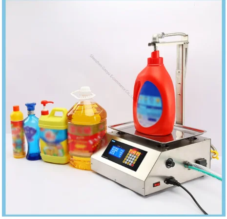 Liquid Filling Machine Laundry Detergent Edible Baijiu Milk Viscosity Numerical Control Weighing Automatic Quantification