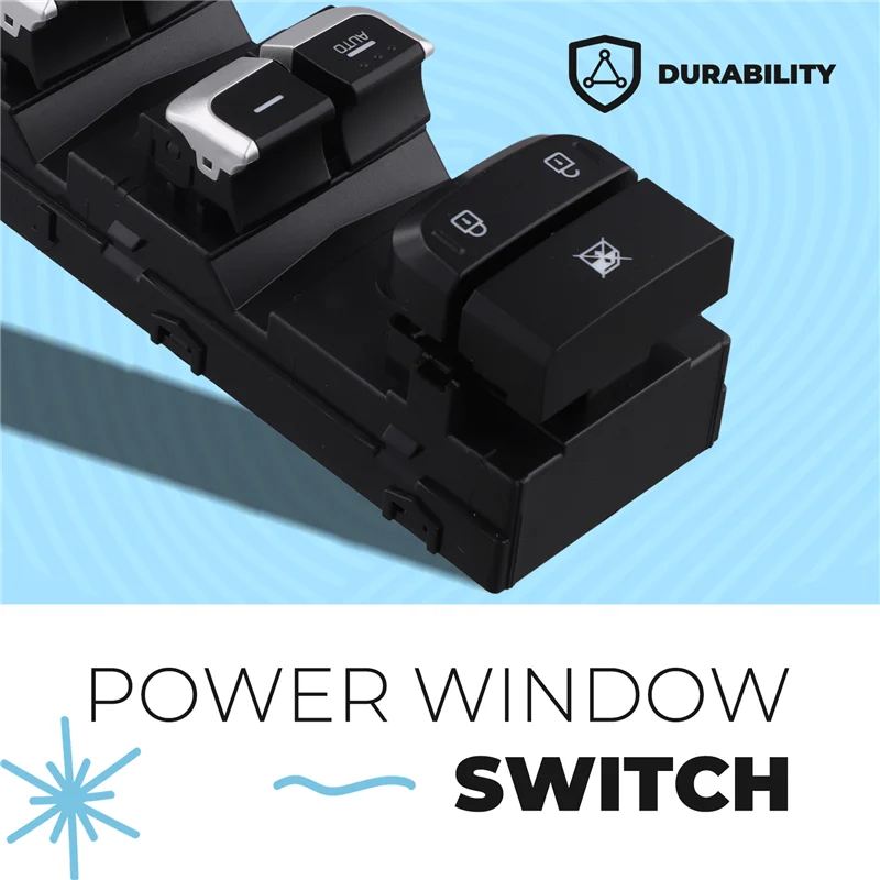 

93571-F1000 Car Power Window Switch Automatic Switch 93571F1000 For KIA KX5 Sportage 2017-2022 LHD-T61C