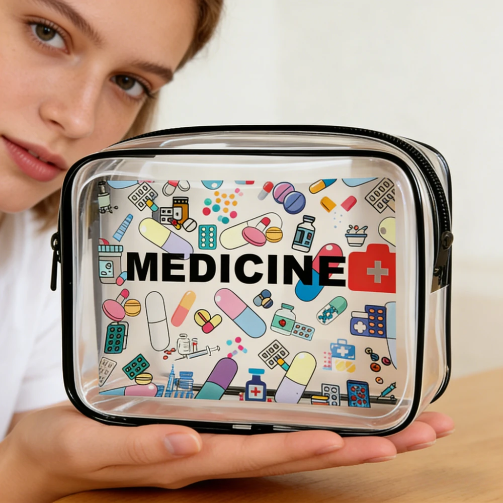 

Водонепроницаемая прозрачная косметичка из ПВХ на молнии, портативная дорожная сумка для хранения туалетных принадлежностей, органайзер для косметики, косметичка