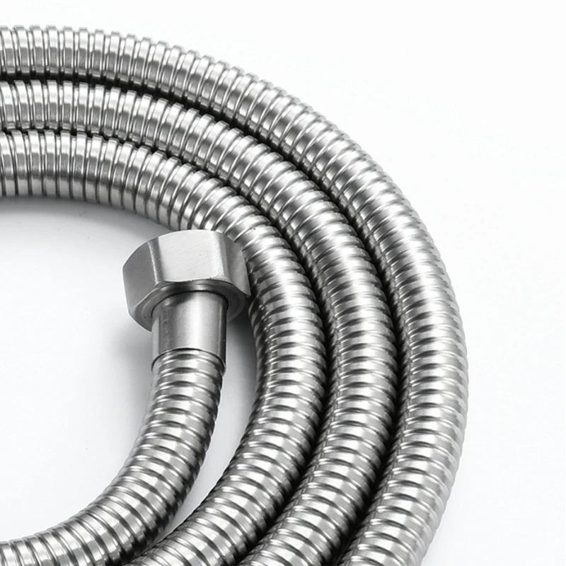 Baokemo Stainless Steel Flexible Shower Hose Tube Pipe For Bathroom Accessories Shower Tube High Strength Hot And Cold Hose