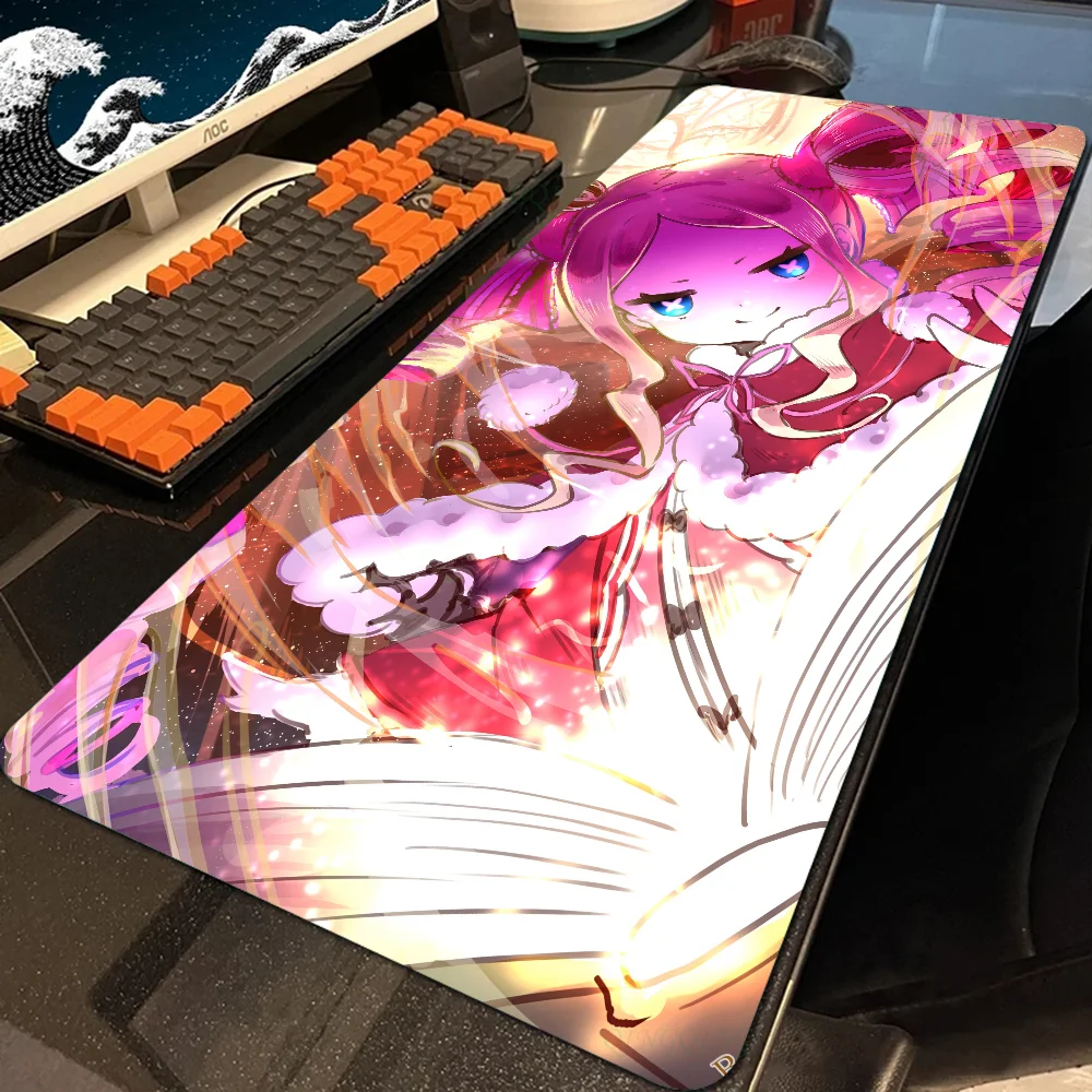 Re Zero Anime Mousepad Large Computer Gaming Accessories MousePads Desk Mats Anti-slip Laptop Soft Mouse Pad