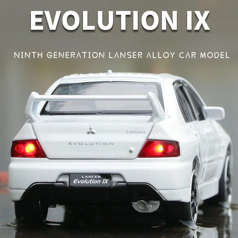 1:32 Mitsubishis Lancer Evolution IX 9 Alloy Car Model Diecast Simulation Metal Toy Vehicles Car Model Collection Childrens Gift