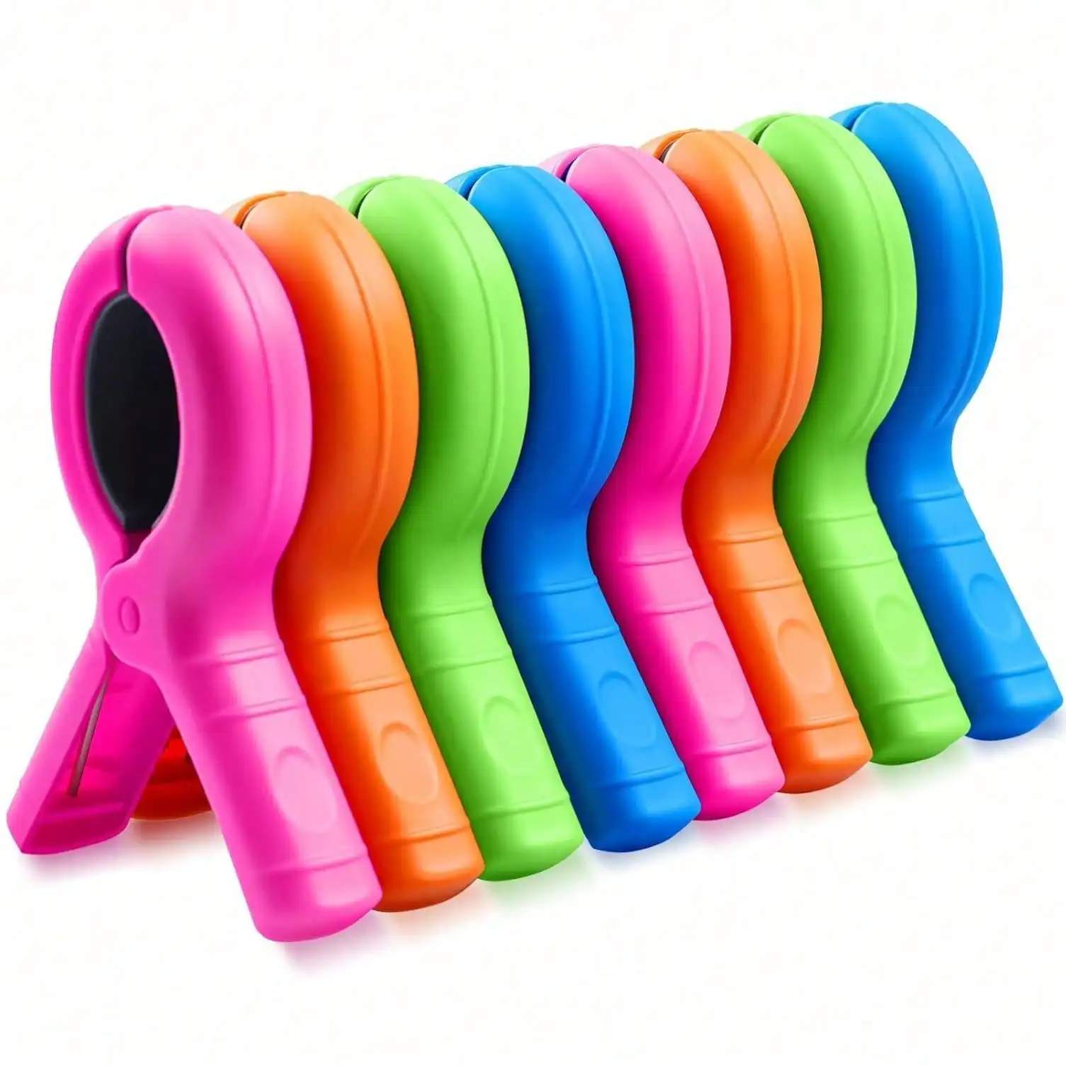 2 large beach/pool/cruise chair clips, heavy-duty windproof clips