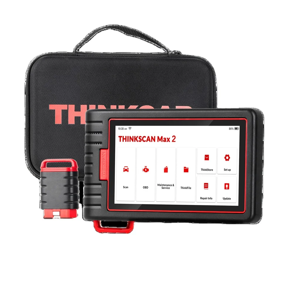 THINKCAR Thinktool ThinkScan Max 2 Full System Lifetime Free AF DPF IMMO 28 Reset ECU Coding OBD2 Scanner Support CANFD for GM