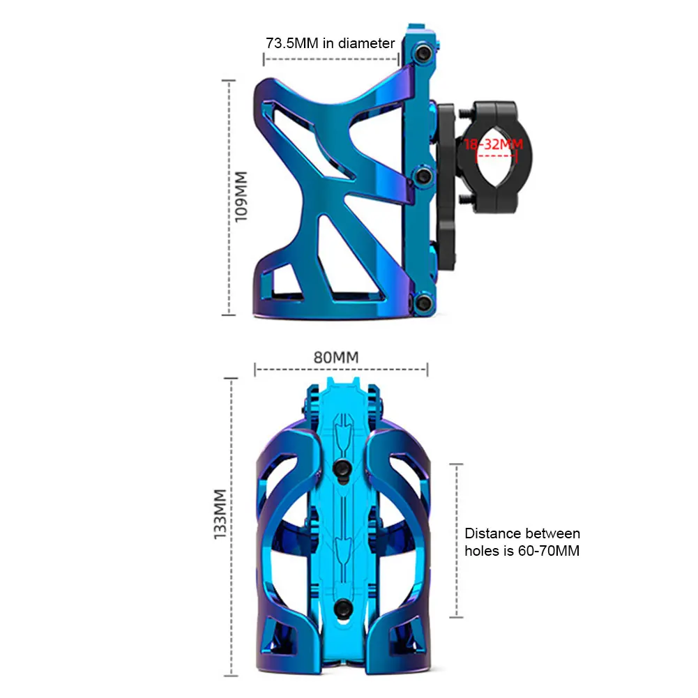 Motorcycle Universal Drink Holder Bike Water Cup Bottle Holder Modification Accessories for Aprilia Rs50 Rs125 Pegaso 650 Tuono