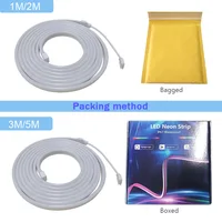 USB RGB Neon LED Strip 1M 2M 3M 5M WiFi 5V RGB Strip Work With Tuya App/Smart Life/Alexa for Game Home Neon Decor Lighting 3