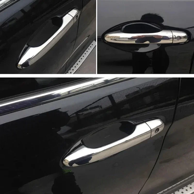 For Honda Civic 9th Gen 2012 2013 2014 2015 Car Exterior Door Handle Cover Sticker Moulding Trim Protective Accessories