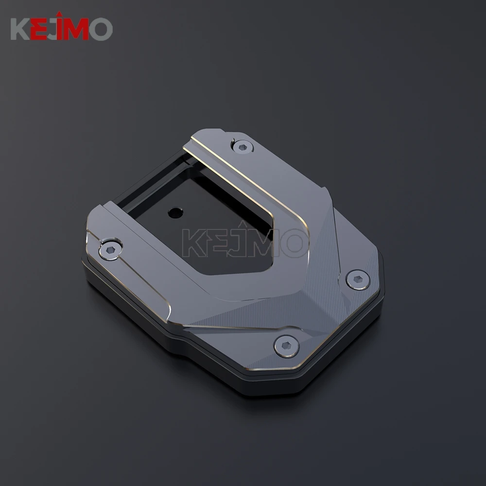 For ZONTES 350D/350M/150D/150M Motorcycle CNC Kickstand Foot Side Stand Extension Pad Plate Bracket For Voge SR4Max SR150GT 5