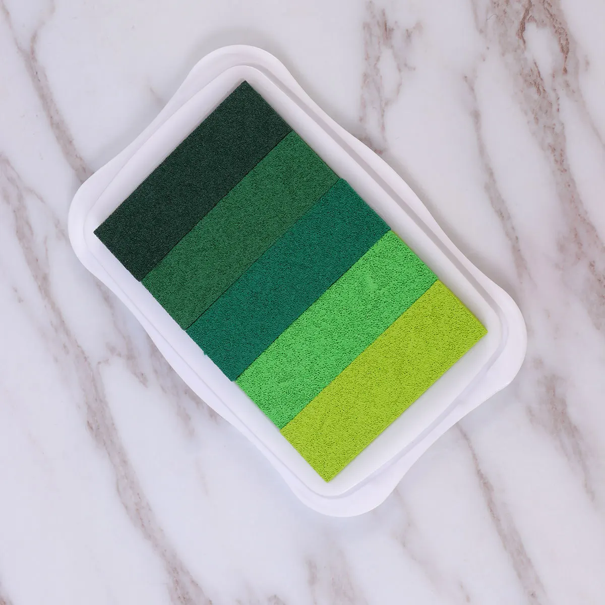 5 ألوان متدرجة حبر وسادة سريعة الجفاف وغير سامة للنسيج الورقي والحرف الخشبية مثالية للأنشطة الإبداعية والحبر الحرفي #3