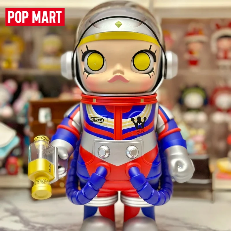 

Оригинальная фигурка POPMART MEGA SPACE MOLLY 400% Ultraman Tiga Classic Image, детский подарок, милая статуэтка, большие украшения