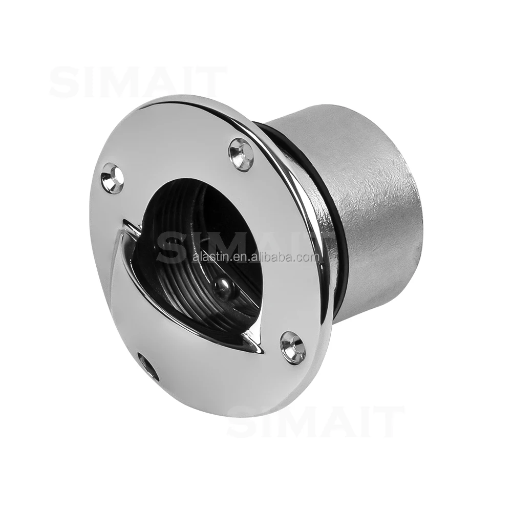 316 Stainless Steel Marine Thru Hull Fitting With Check Valve Boat Yacht Hardware