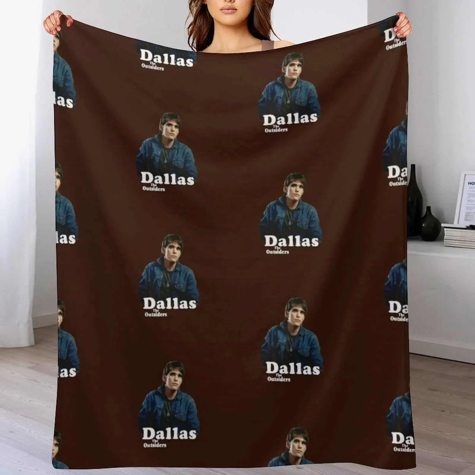 Dallas Winston (The Outsiders) Throw Blanket for babies Decorative Throw warm for winter Plaid on the sofa Blankets