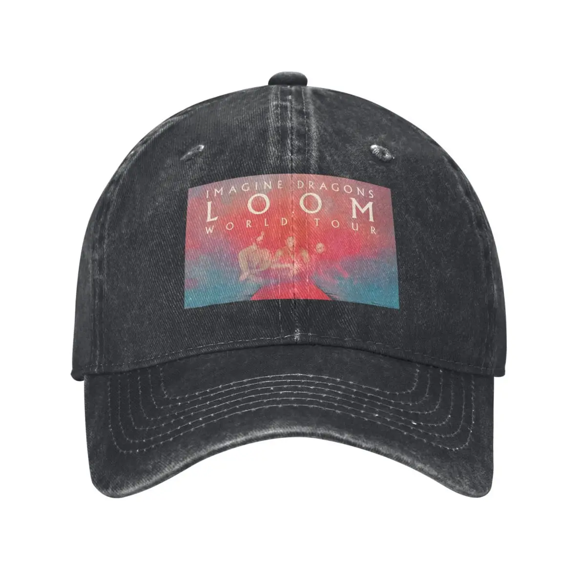 Loom Tour 2024 New Album Men Women Baseball Caps Imagine Dragons Band Distressed Denim Caps Hat Workouts Gift Snapback Cap