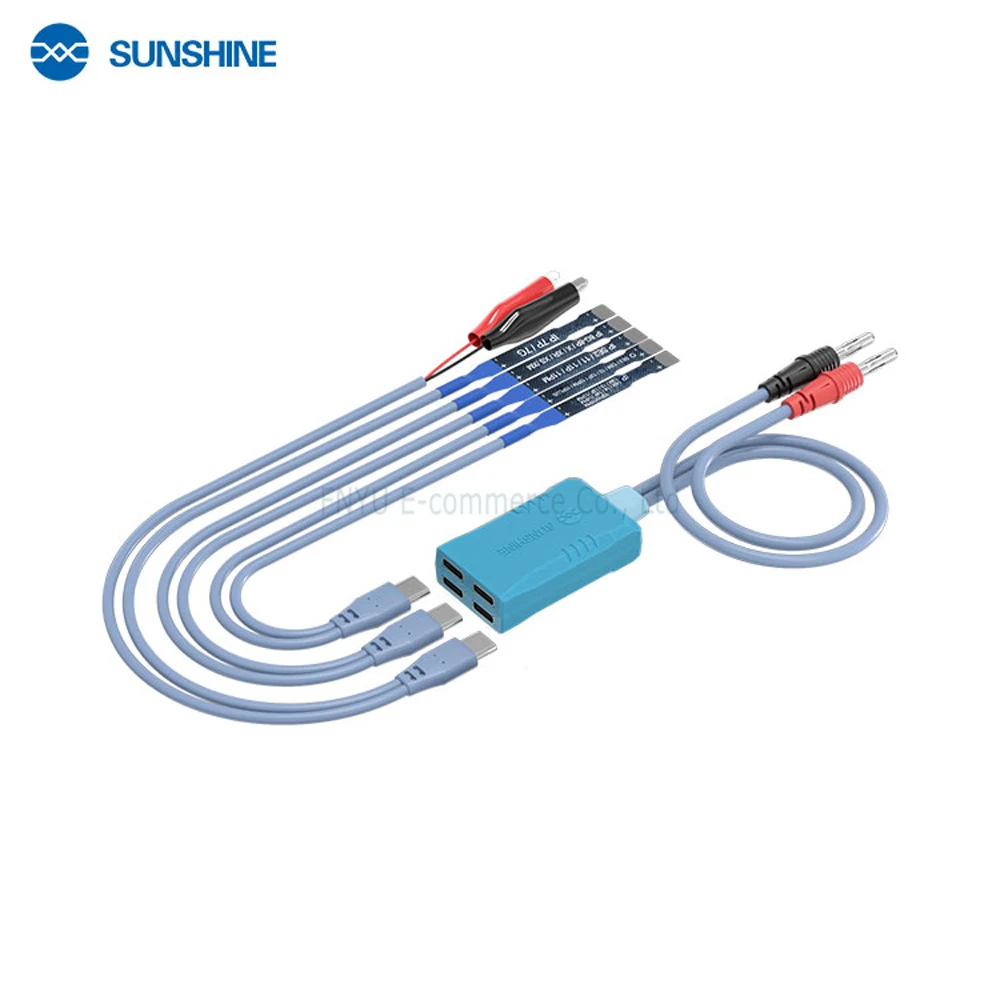 SUNSHINE SS-908E Supply Test Cable DC Power Control Test Cable For iPhone 7G 7P 8G 8P X XS MAX 11 12 13 14 15 Pro Max Series