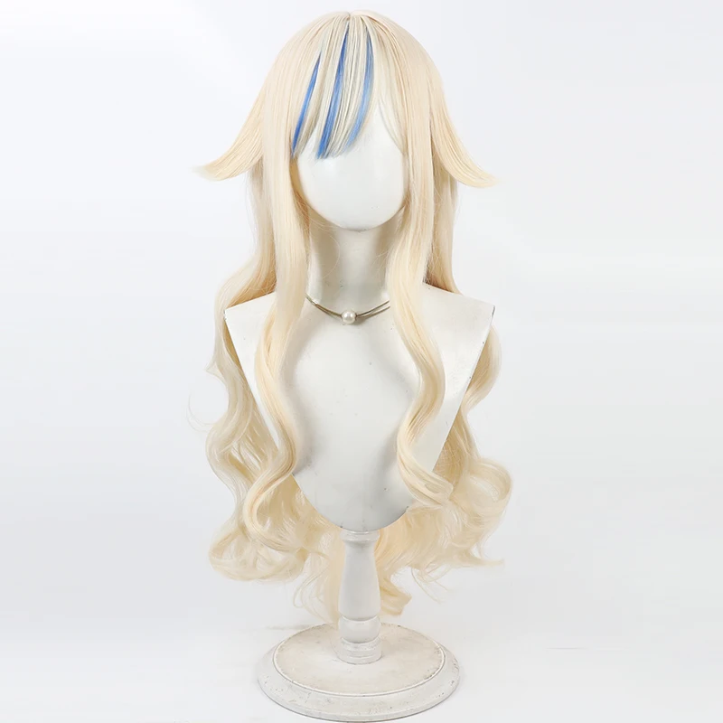 Virtual YouTubers Hina Suzuki Cos Cosplay Wig Halloween Carnival Party Prop Synthetic Hair Heat Resistant Fiber + Wig Cap