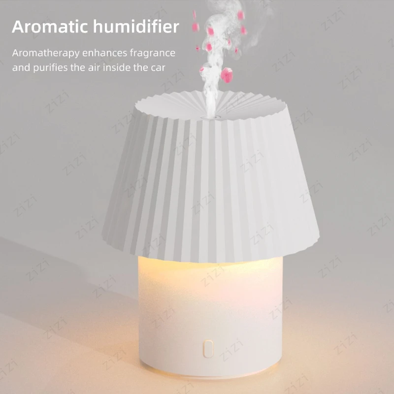 Mushroom Shaped Ultrasonic Essential Oil Humidifier Portable Aromatherapy Machine Bedroom Desktop Table Lamp Fragrance Diffuser