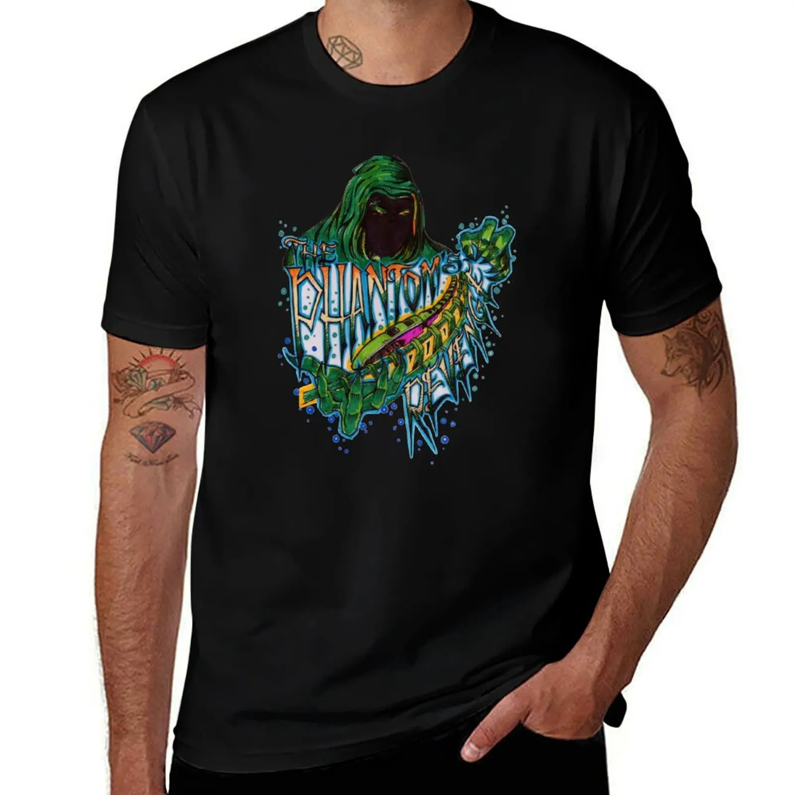 Phantoms Revenge T-Shirt Gym Exercise Short Sleeve T-Shirt