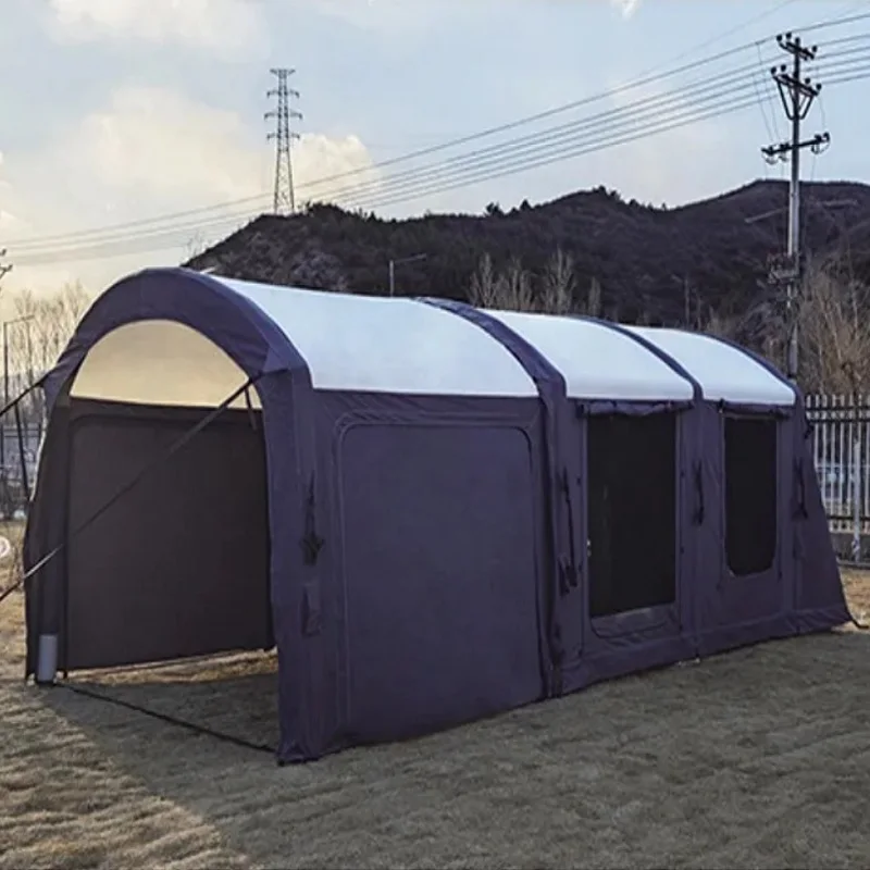 Luxury Hut19 Fully Automatic Inflatable Camping Tent Waterproof Oxford Cotton Starry Sky Design Portable Four-season Two