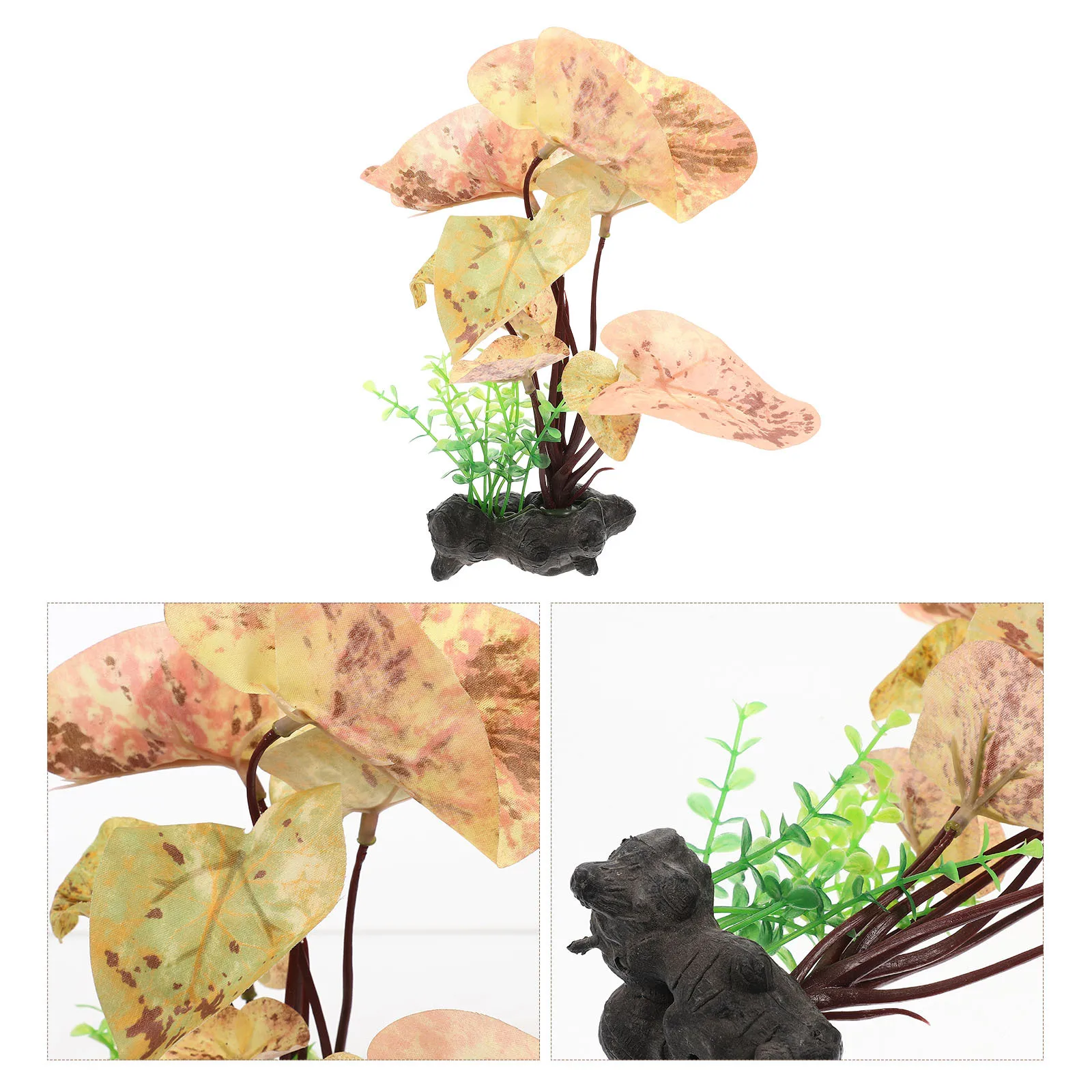 

Lifelike Artificial Aquarium Plants for Fish Tank Decor Resin Plastic Material Realistic Modeling Tall Small Fish Tank Plants