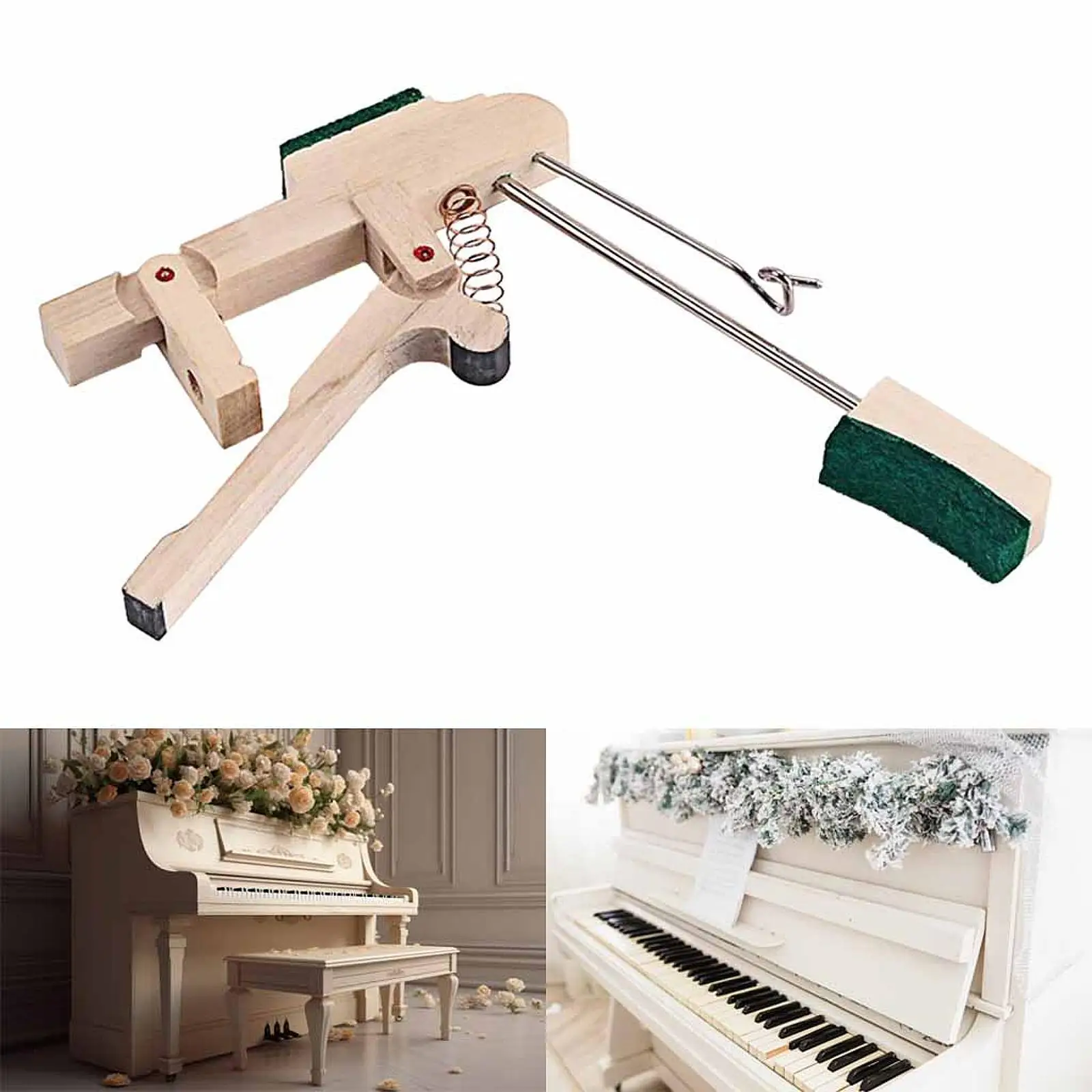 Piano Whippen String Machine Linkage Kit Wooden Replacement Regulation Tool Set for Upright Piano Repairs
