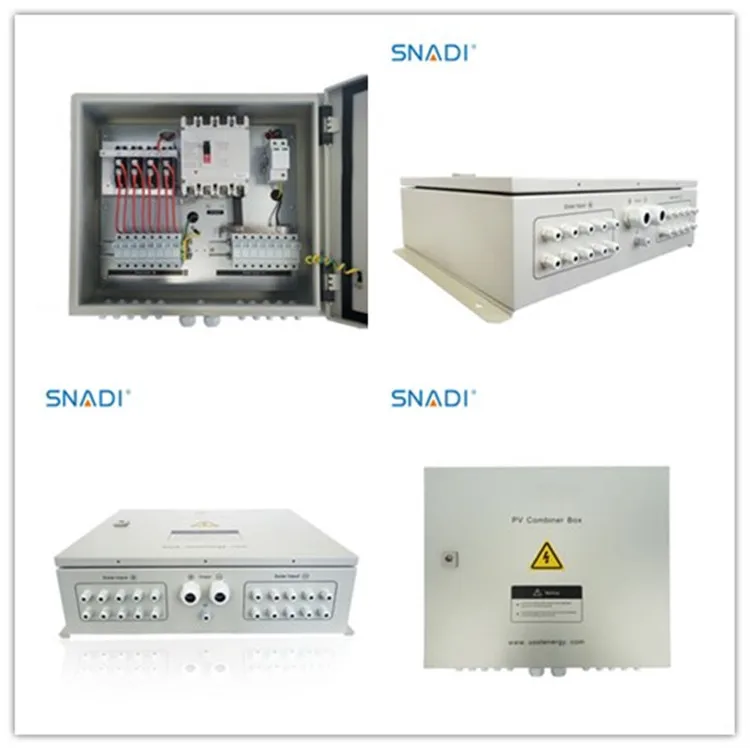 SNADI fuera de la red 16 en 2 salidas Caja de cuerdas solares para fotovoltaicos Caja combinadora de paneles solares