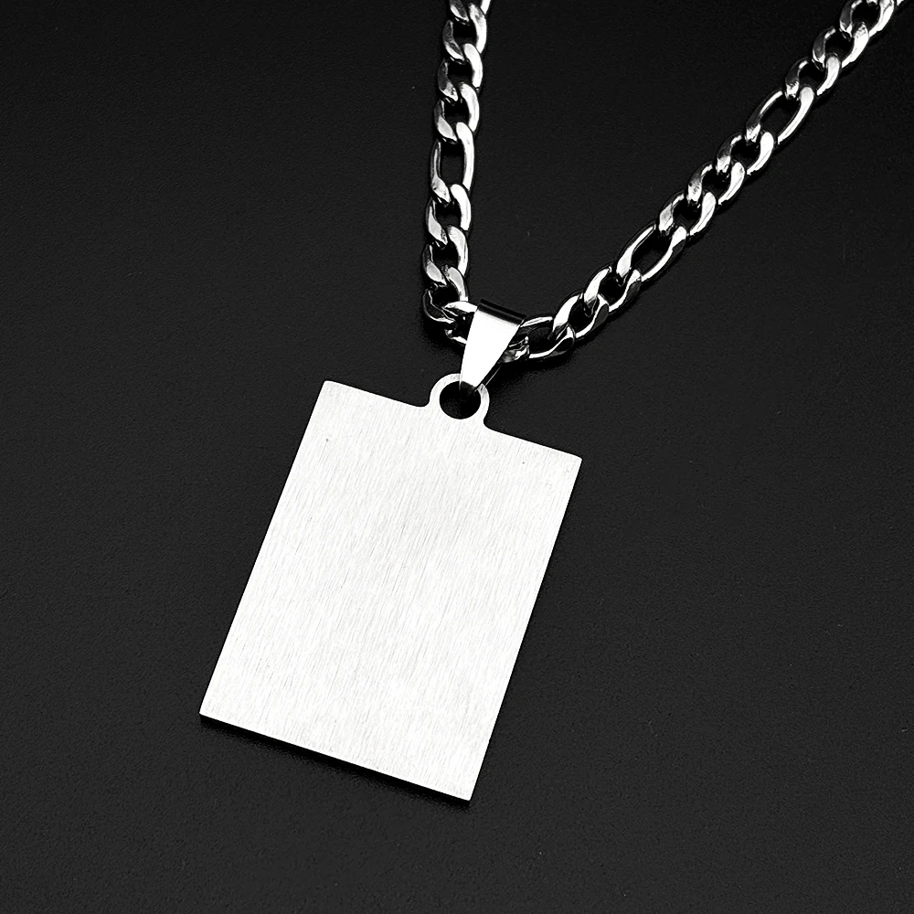 Arabic Letter Quran 4 Quls Stainless Steel Muslim Islamic Chain Necklace for Women Men Gold Plated Pendant Necklaces Jewelry
