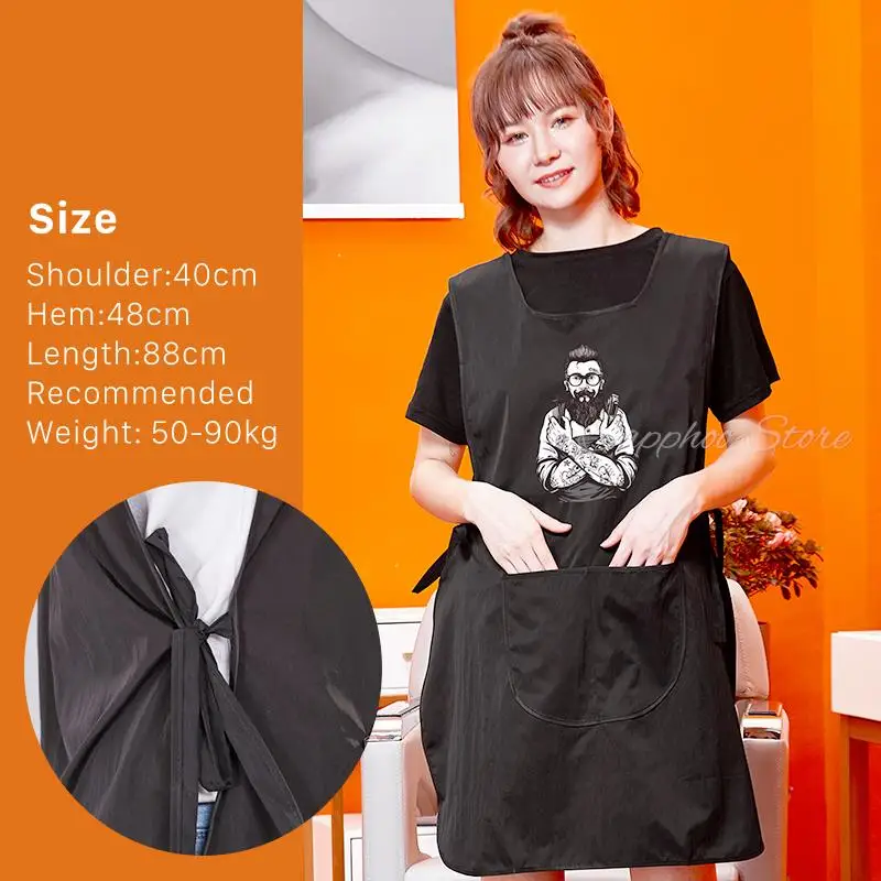 Hair Salon Apron Hairdressing Cape For Barber Waterproof Dyeing Cape For Hairdresser Work Clothes Hairdressing Apron G1014