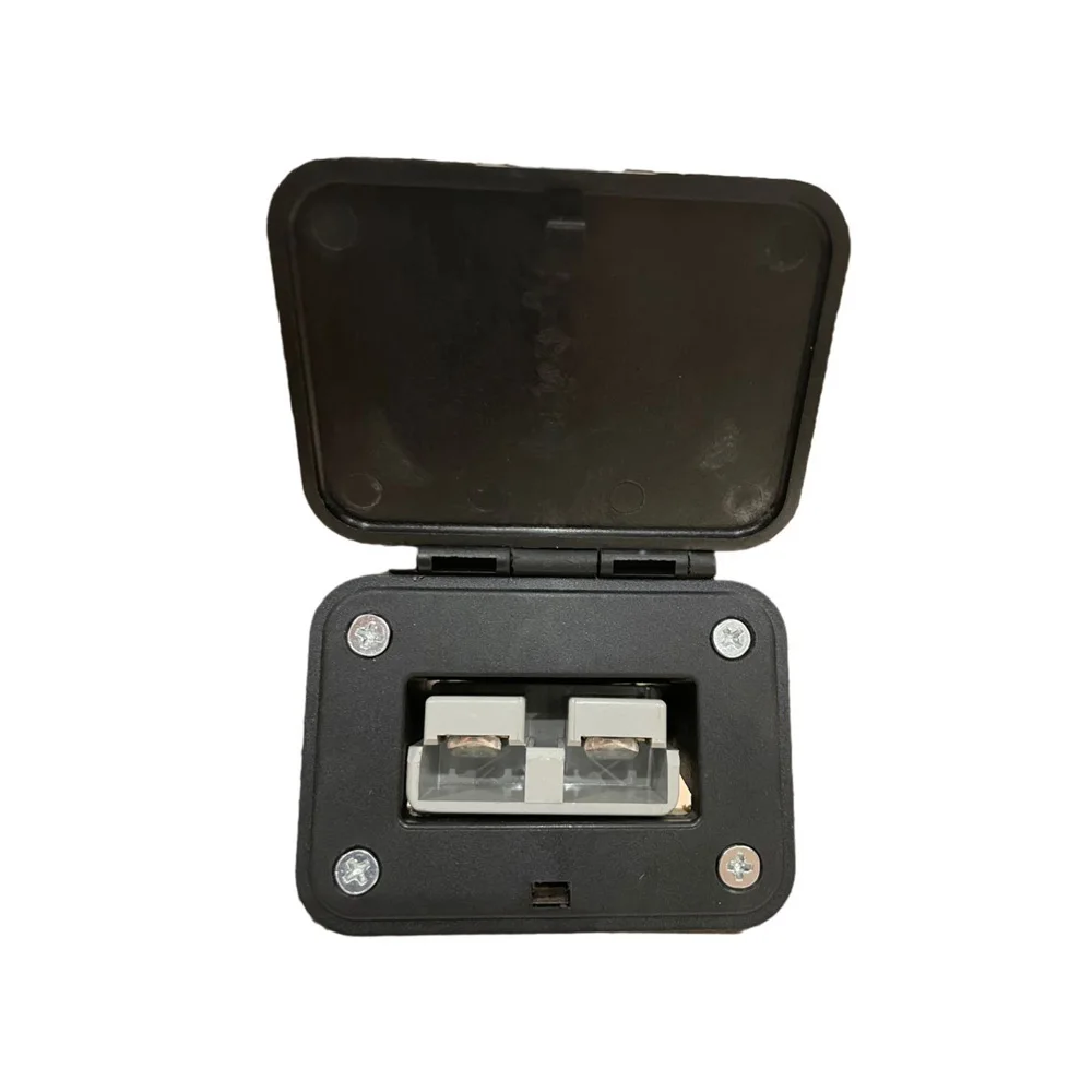 120A High Current Plug Connector Kit For Anderson Plug 120A Panel Base With Dust Cover High Current Connector Fixing Bracket