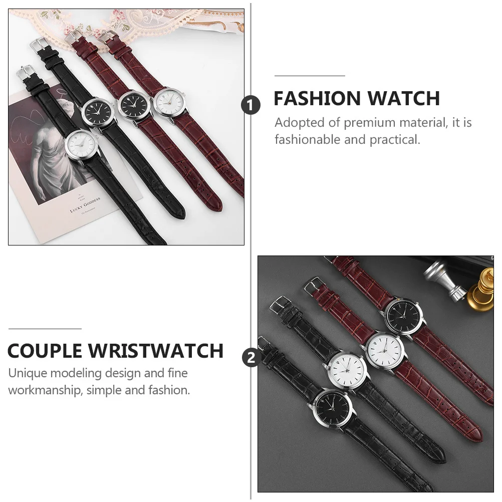 2개 세트 발광 연인 시계 유니섹스 커플 손목시계 패션 스트랩 캐주얼 포멀 로맨틱 선물 발광 연인 시계