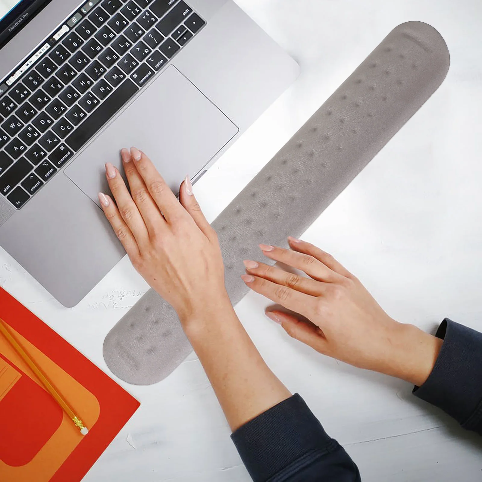 

Keyboard Mouse Wrist Support Pad Wrist Support Cushion Memory Foams Computer Pain Relief Portable Long Use