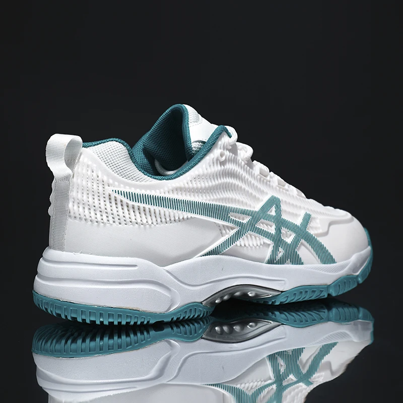 Men Women Badminton Shoes Table Tennis Shoes for Volleyball Handball Sports Sneakers Anti-Skid Mesh Breathable Field Training view 2