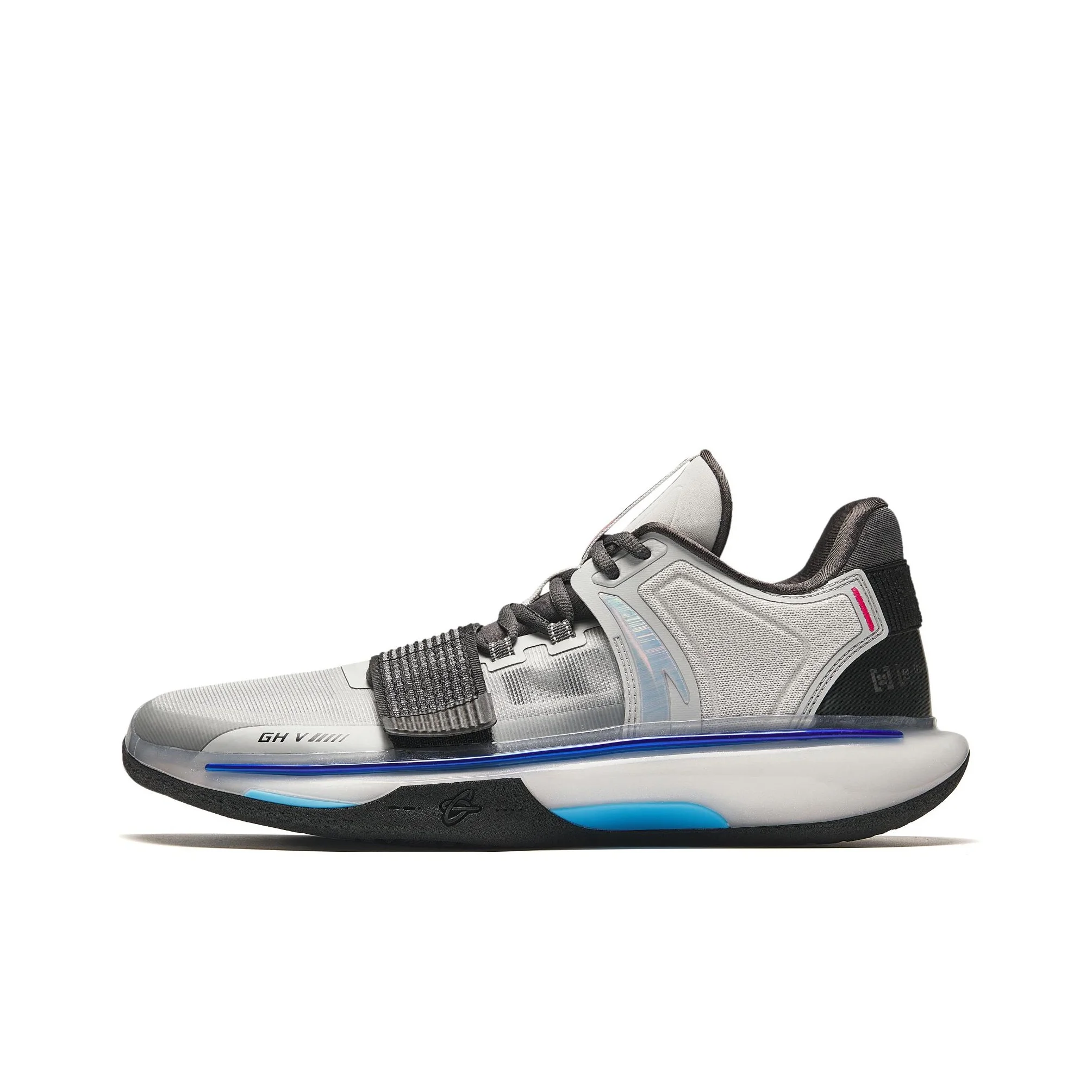 Anta GH5 Cushioning Rebound Low top Basketball Shoes Men's Microchip Gray 112431116-5