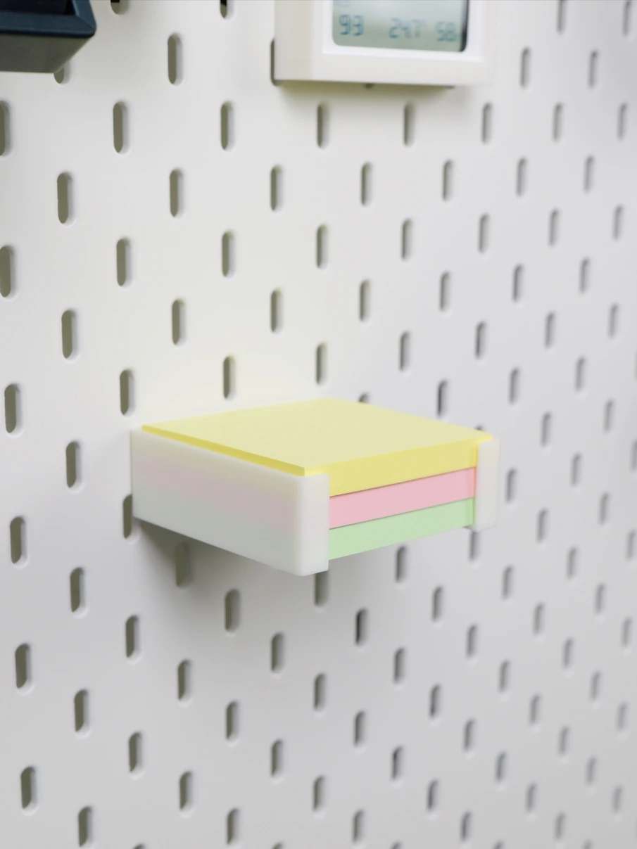 Adecuado para accesorios de tablero perforado Ikea Skadis, soporte de papel adhesivo, diámetro interior 78X78Mm