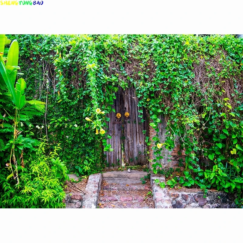 

Autumn Sakura Avenue Photography Backdrop Prop Beach Maple Pink Tree Flower Path Landscape Window Photo Studio Background FFJ-01