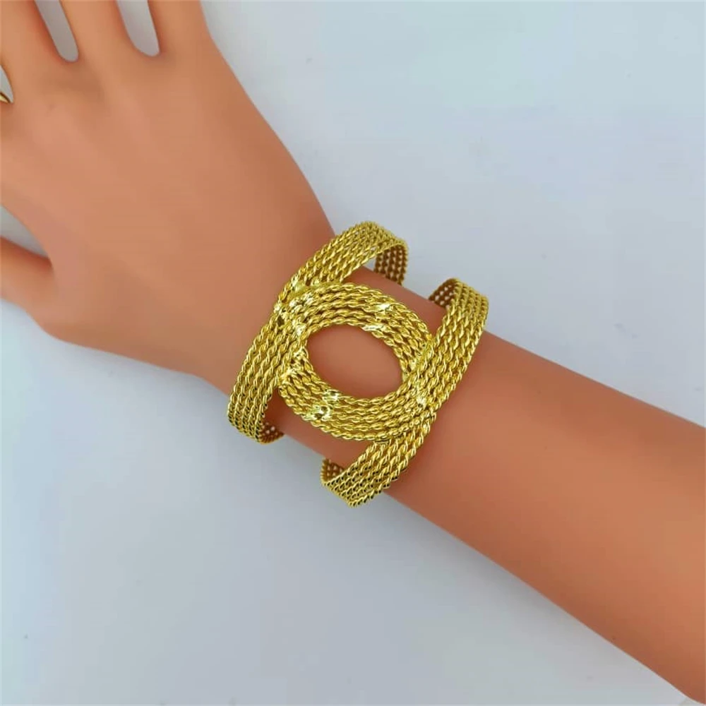 أطقم مجوهرات برازيلية فاخرة من EMMA للنساء دبي مطلية بالذهب مصنوعة يدويًا من مجموعة الزفاف الأفريقية مجموعات قلادات جريئة