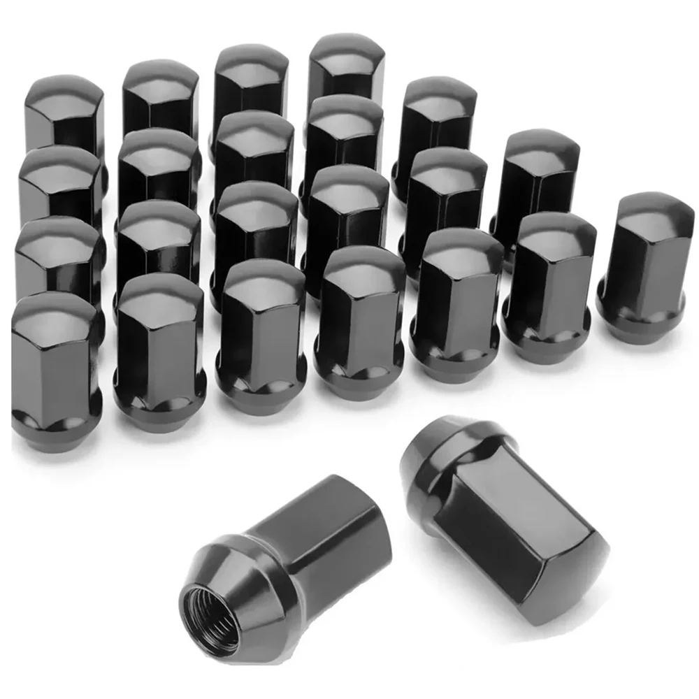 

M14x1.5 Lug Nuts 24pcs, 14x1.5 OEM Factory Style Wheel Lug Nut, 1.77Inch 45mm Length, 7/8" 22mm Hex, Closed End Large Acorn Seat