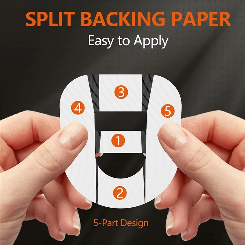 AA60-Omnipod 5 กาวแพทช์ 30Pcs-Pre-Cut Sweatproof Sensorเทป-กันน้ําOverpatchesพร้อมสายคล้อง