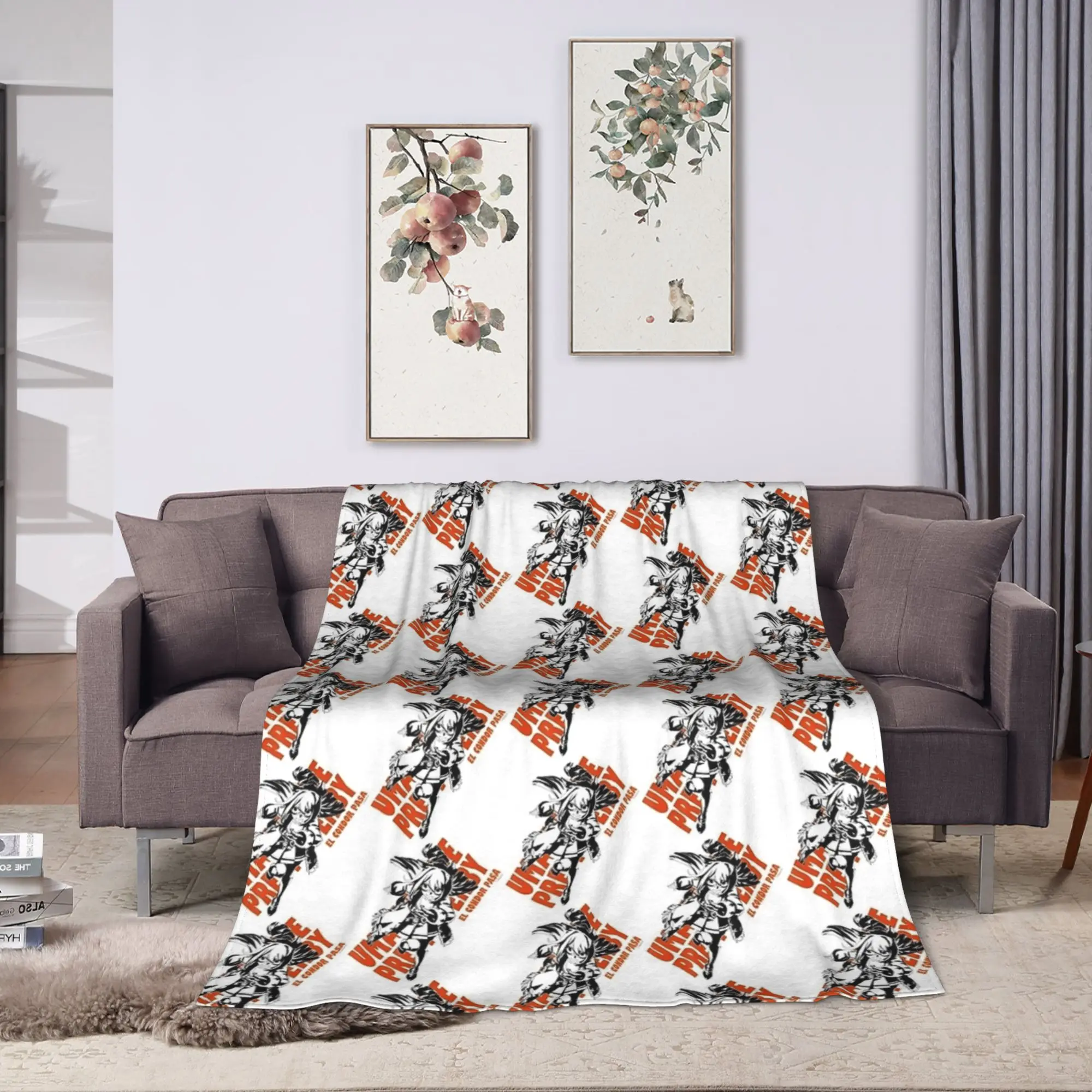 Umamusume Pretty Derby El Condor Blanket Quality Soft  Throw Blanket Winter Children Couch Chair Sofa Bed Comfortable Bedspread