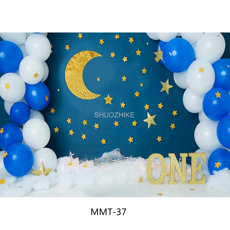 Fondo de fotografía de elefante de fiesta de recién nacido salvaje, accesorios de cien días, 1er cumpleaños, fondo de estudio fotográfico de animales, WP-29