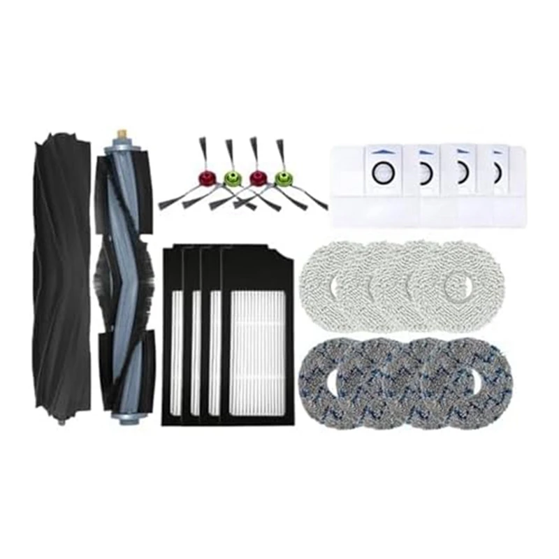 Accessories Kit For ECOVACS Deebot T10 / X1 OMNI/TURBO Robot Vacuum Cleaner Parts  Mop Dust Bag Filter Main Side Brush