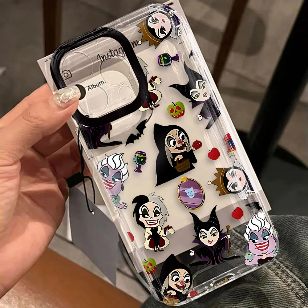 Cute Princess Evils Queens Clear Space Phone Case For Huawei P 30 50 Pro Lite Nova 5 6 7 9 7SE Pro 5G Transparent Cover