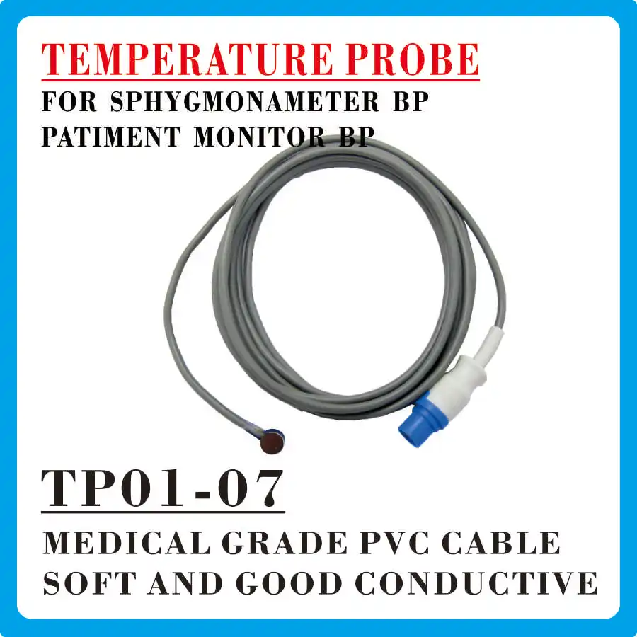 factory supplier Adult skin temperature probe for SIEMENS,7Pin