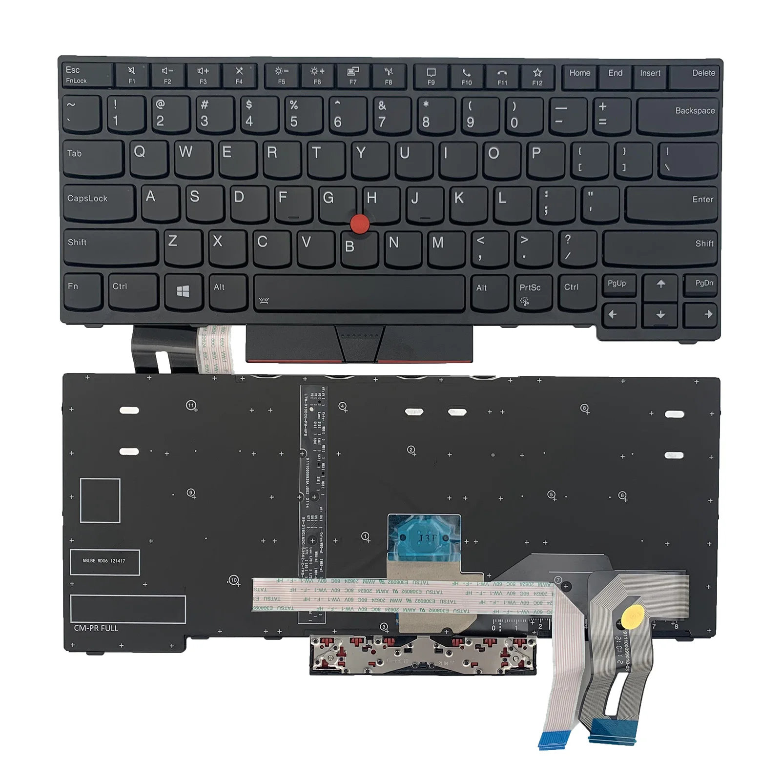 Clavier rétro-éclairé américain, pour Lenovo IBM Thinkpad P14S T14 Gen 2 (ne convient pas pour T14s)