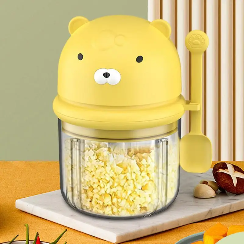 Wireless Food Chopper Mini Garlic Chopper Heavy-Duty Multifunctional Food Processor Container For Chopping Shredding Grinding