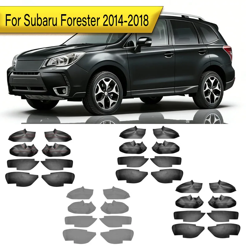 per-subaru-forester-2014-2015-2016-2017-2018-auto-porta-interna-bracciolo-pannello-di-copertura-in-pelle-microfibra-trim