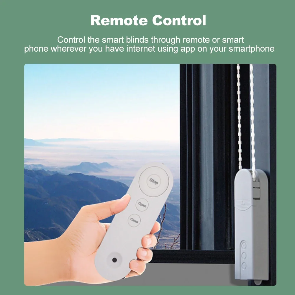 Imagem -05 - Motorizado Blinds Drive Motor Rolo Cadeia Inteligente Sombra Cronograma Timer Cortina Controller App Controle Remoto Wi-fi Controle Zig-bee