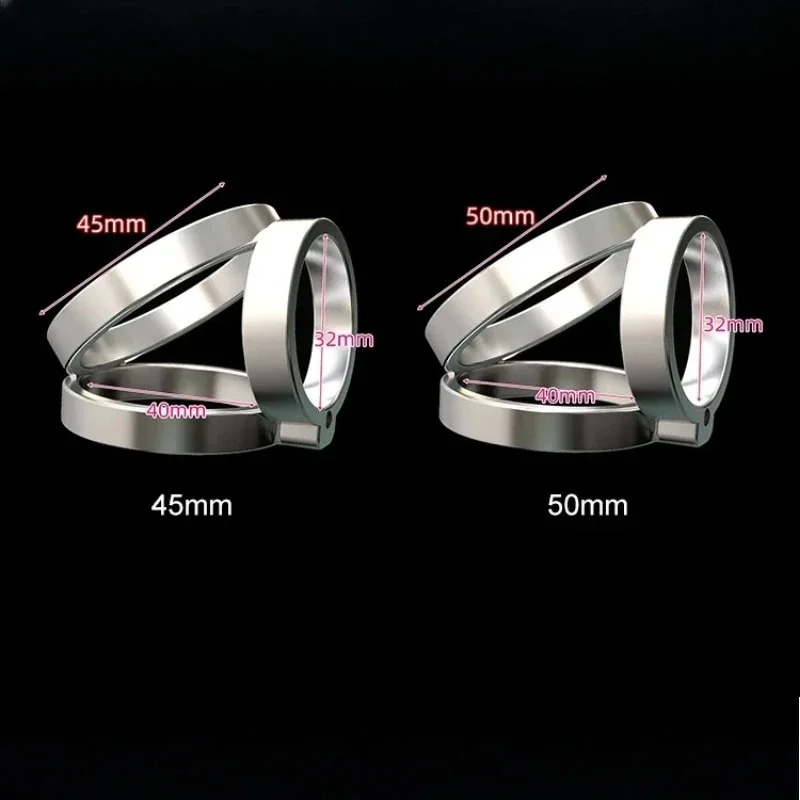 منتجات الكبار خواتم القضيب مع أنبوب قسطرة الإحليل PA BDSM جهاز لعبة الجنس الرئيسية للذكور قفص العفة من الفولاذ المقاوم للصدأ