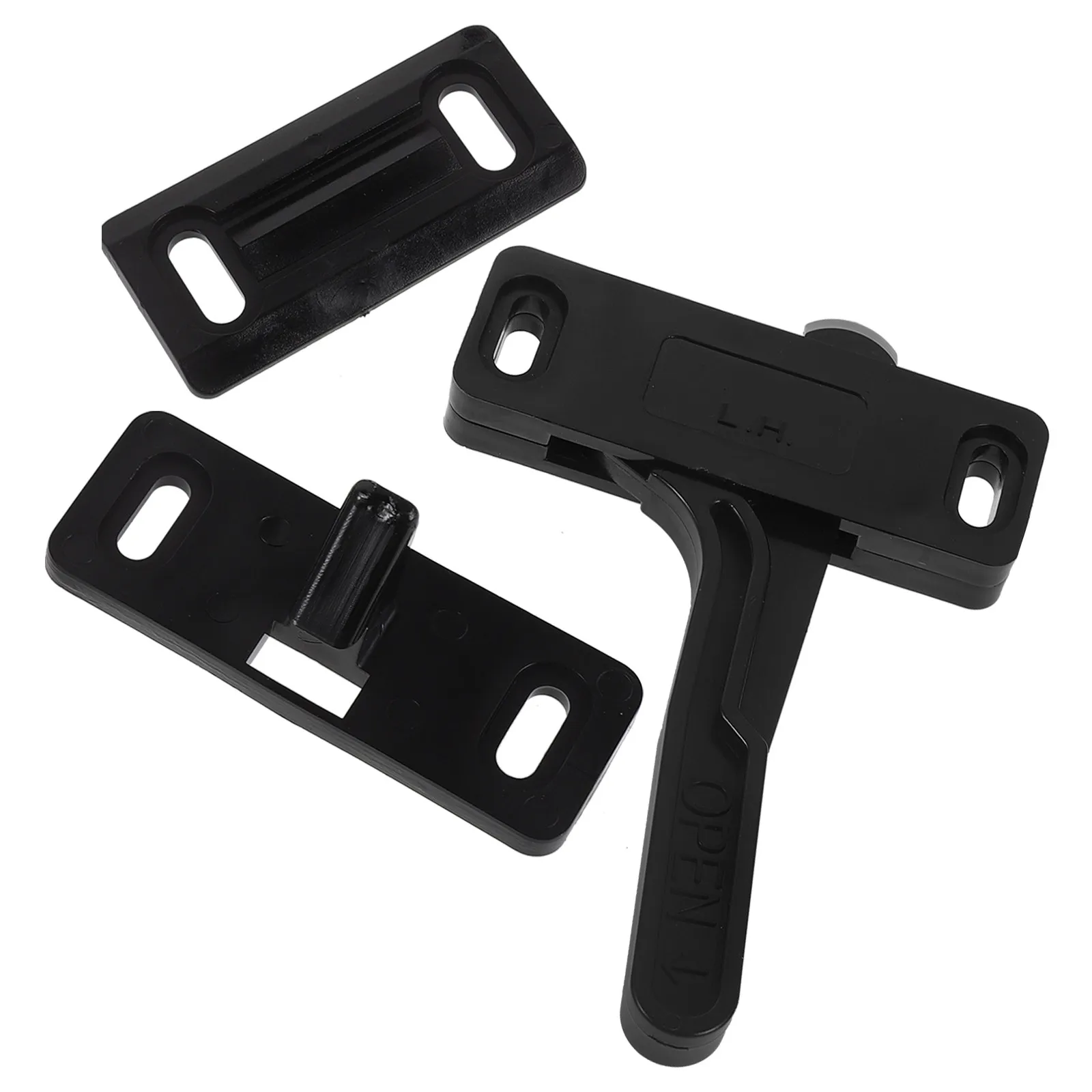 1Set Camper Screen Door Latch Kit Rv Screen Door Handle Latch Replacement for Trailer Motorhome Entry Lockable Security Upgrade