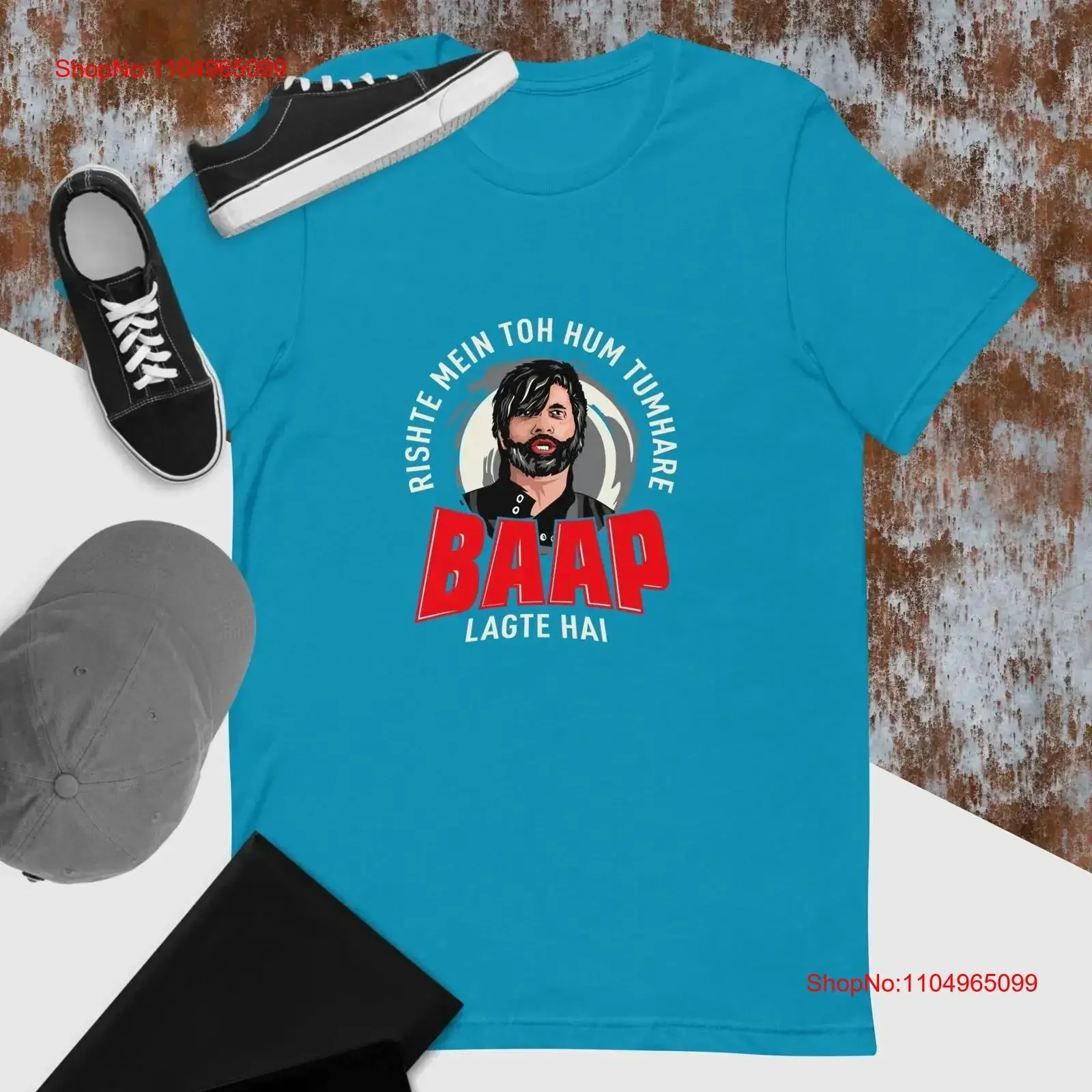 Bollywood themed T shirt Indian movie dialogue Amitabh Bachchan Big B Newly dad Desi Father s Day Fathers gift vintage Washed