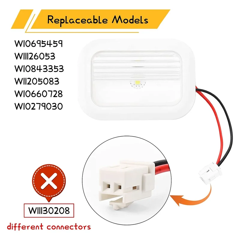 

F-F W10695459 W10843353 W11683243 Светодиодный модуль холодильника в сборе для заменяет W10660728 W10279030 W11205083